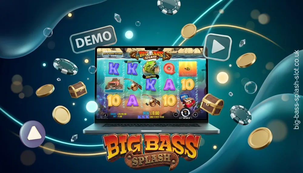 The Big Bass Splash demo version is identical to the real-money version, allowing players to try out the game for free with no risk