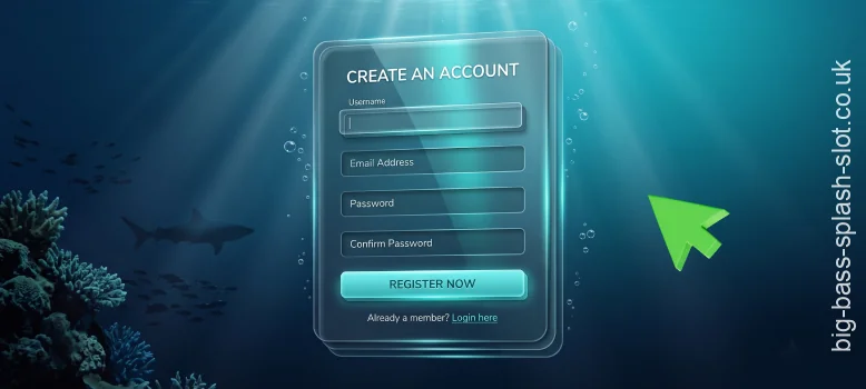 Starting Big Bass Splash requires you to register at a UK casino site by giving your email and additional personal details