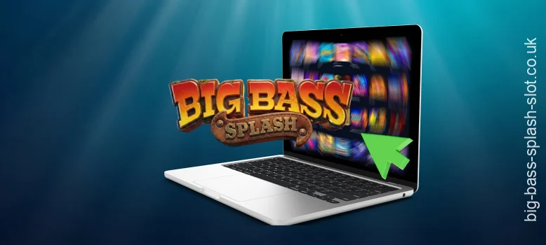 To start Big Bass Splash, simply locate it in the Games tab on the casino site