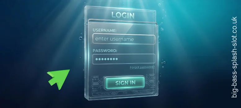 To play Big Bass Splash, first sign in to your account